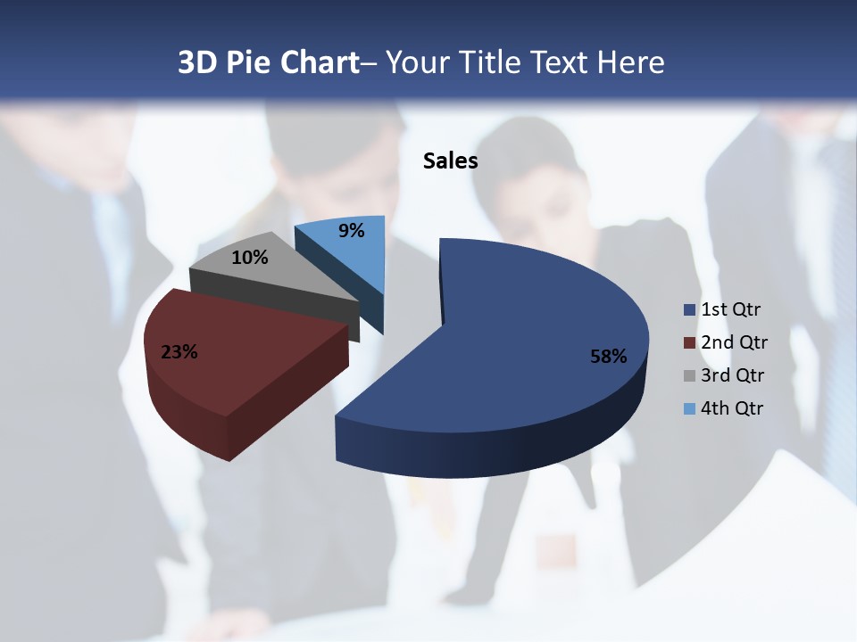 Group People Supervisor PowerPoint Template