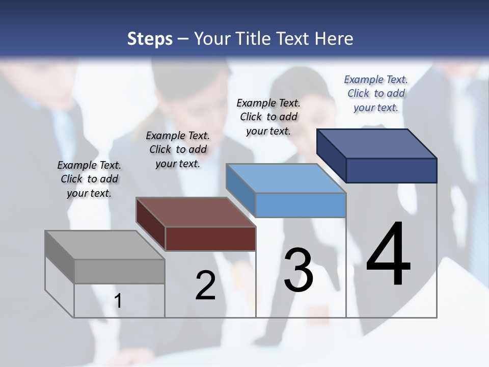 Group People Supervisor PowerPoint Template