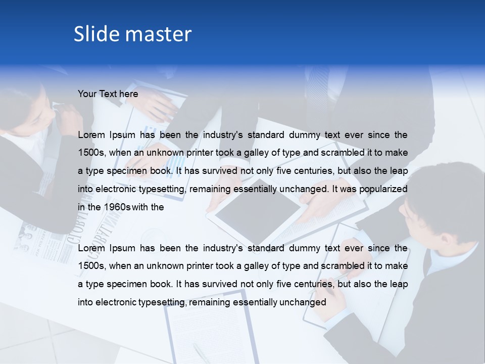 Occupation Interaction Gathered PowerPoint Template
