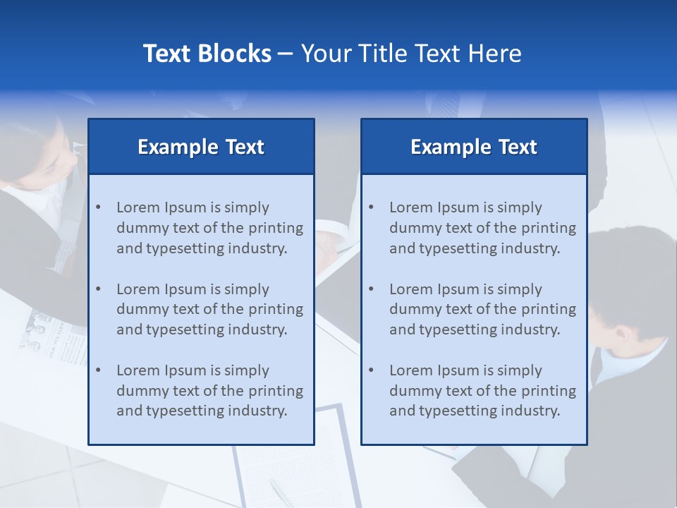 Occupation Interaction Gathered PowerPoint Template