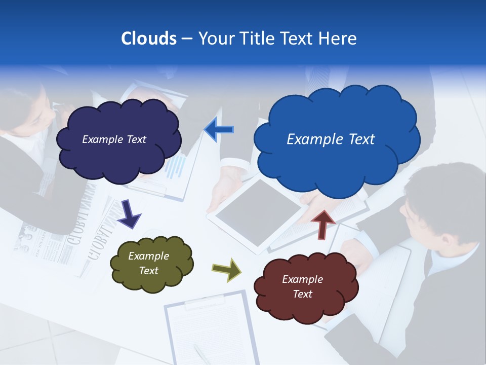 Occupation Interaction Gathered PowerPoint Template
