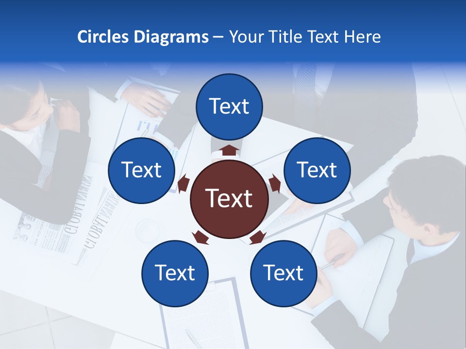 Occupation Interaction Gathered PowerPoint Template