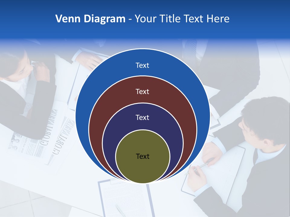 Occupation Interaction Gathered PowerPoint Template