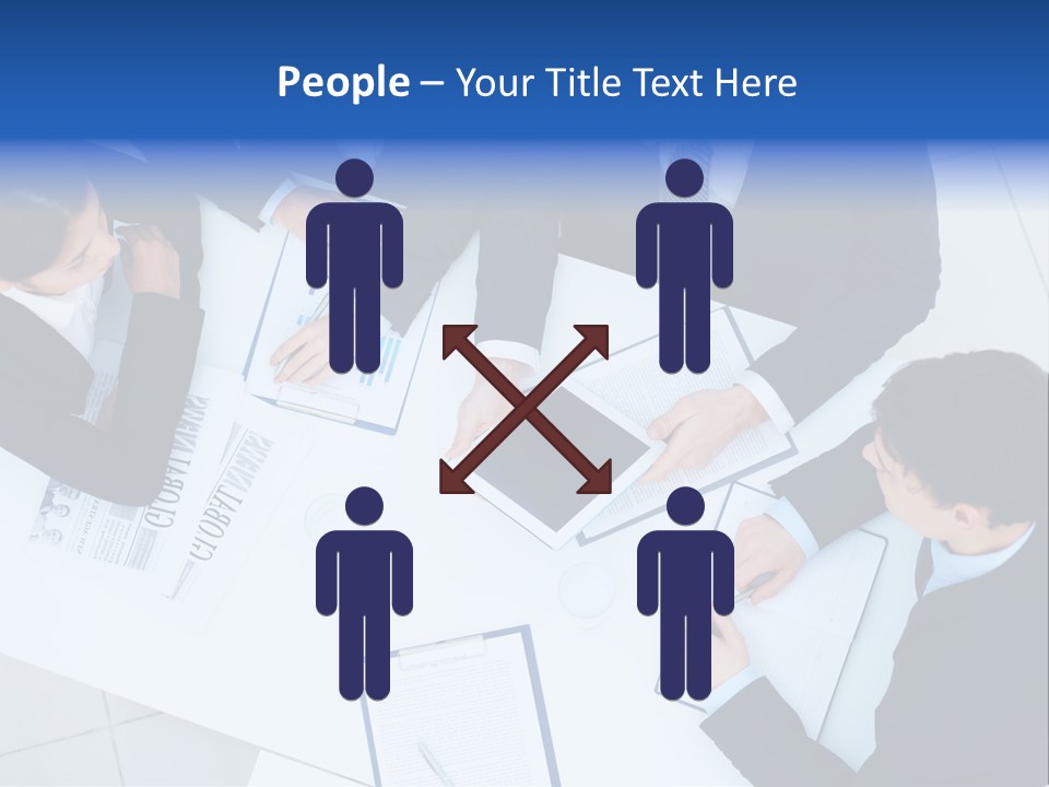 Occupation Interaction Gathered PowerPoint Template
