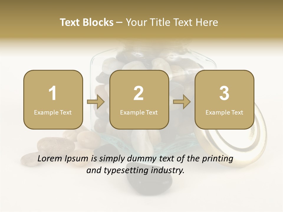 Capacity Group Rocks PowerPoint Template
