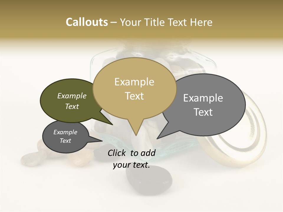 Capacity Group Rocks PowerPoint Template
