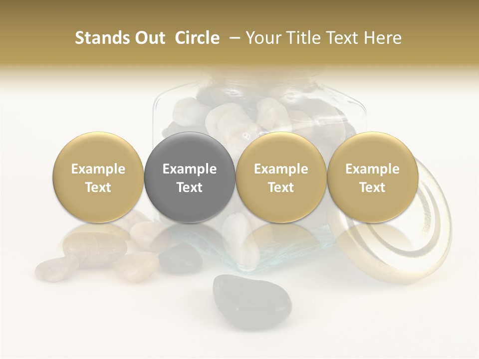 Capacity Group Rocks PowerPoint Template