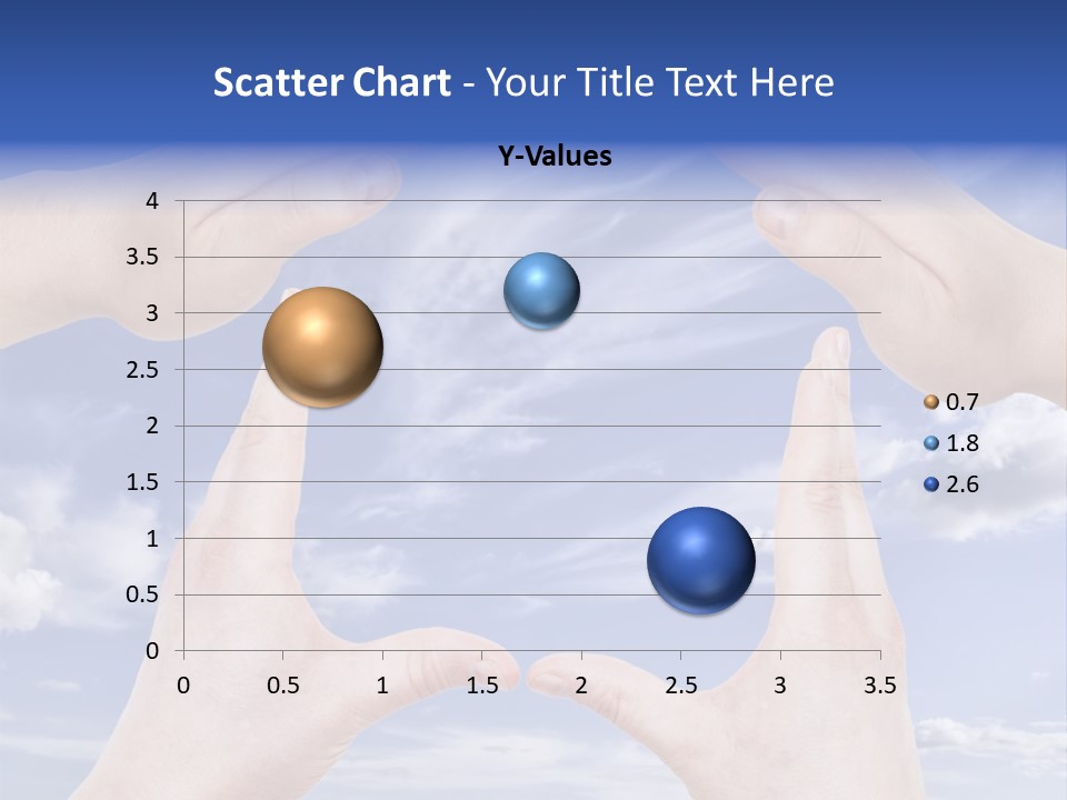 A Group Of Hands Reaching Up Into The Sky PowerPoint Template