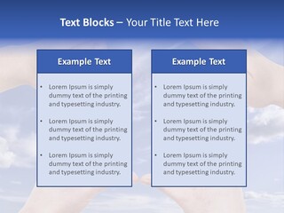 A Group Of Hands Reaching Up Into The Sky PowerPoint Template