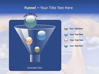 A Group Of Hands Reaching Up Into The Sky PowerPoint Template
