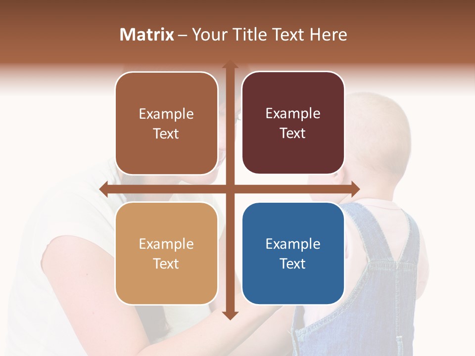 Looking Girl Holding PowerPoint Template