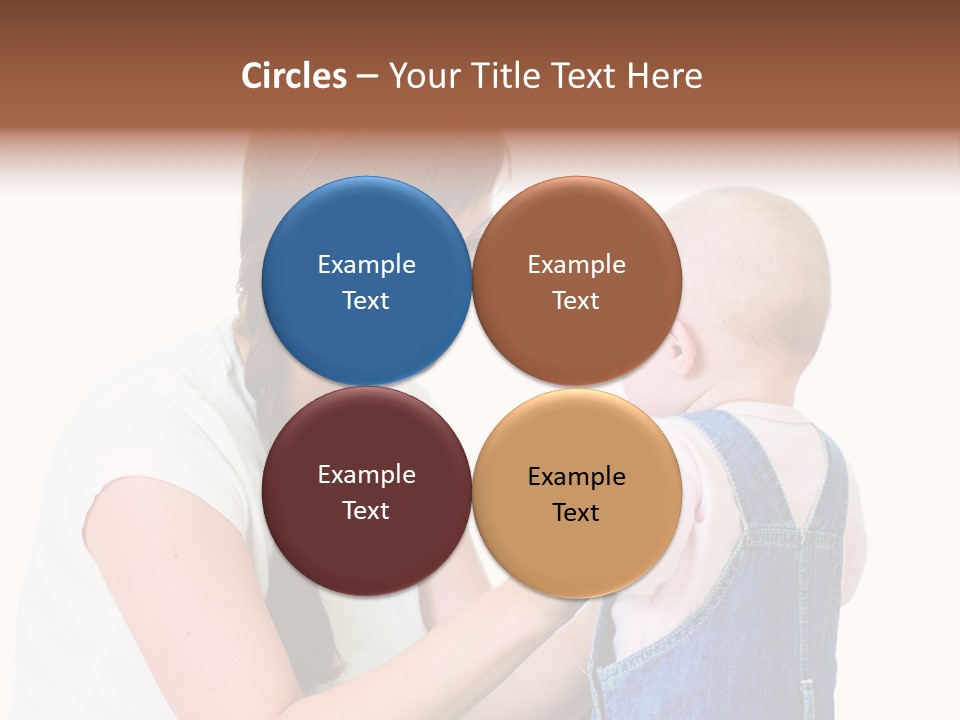 Looking Girl Holding PowerPoint Template