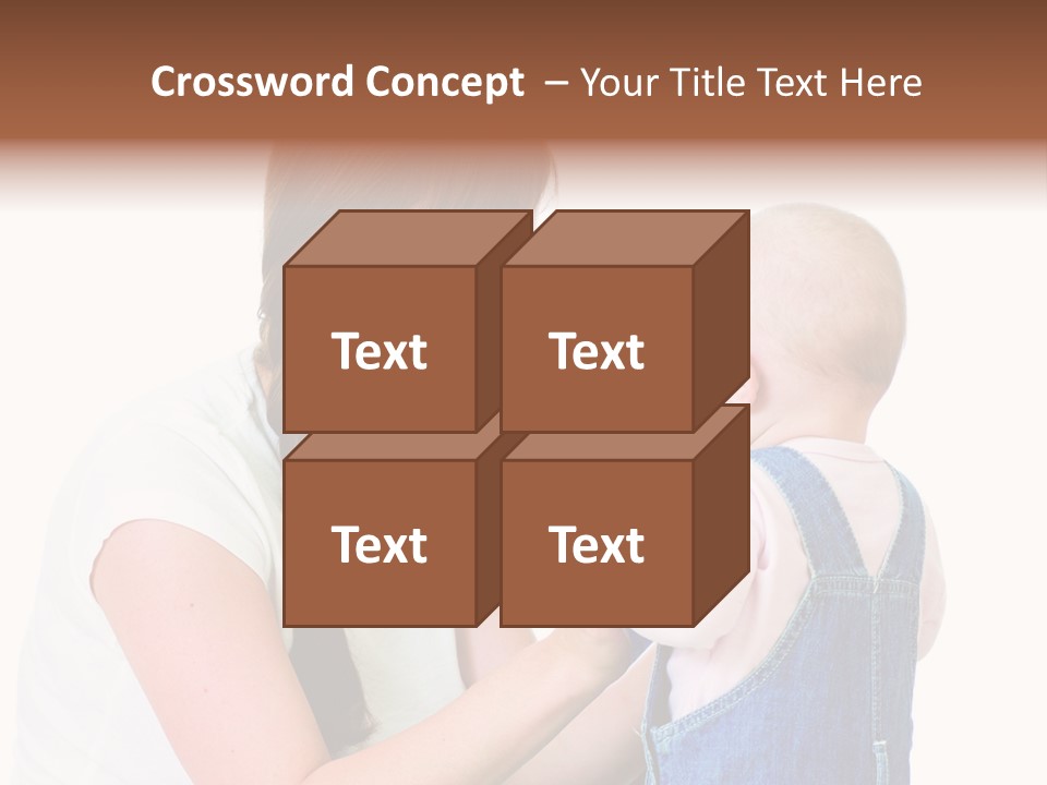 Looking Girl Holding PowerPoint Template