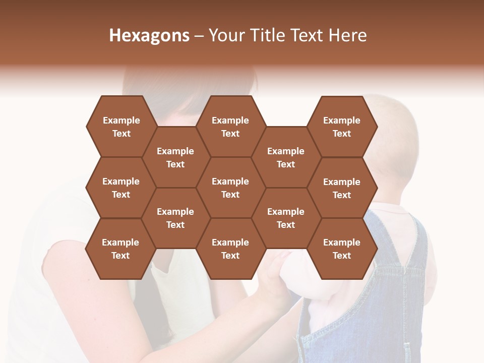 Looking Girl Holding PowerPoint Template