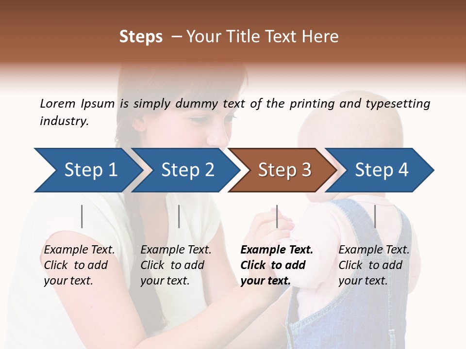 Looking Girl Holding PowerPoint Template