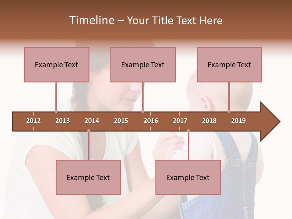 Looking Girl Holding PowerPoint Template