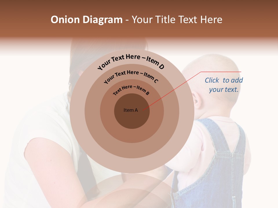 Looking Girl Holding PowerPoint Template