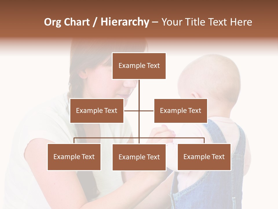 Looking Girl Holding PowerPoint Template