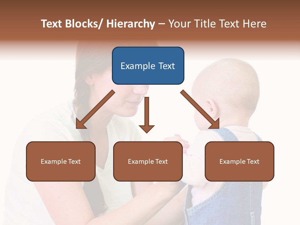 Looking Girl Holding PowerPoint Template