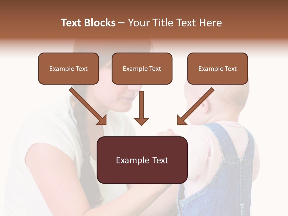 Looking Girl Holding PowerPoint Template