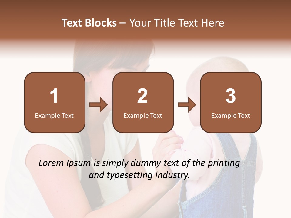 Looking Girl Holding PowerPoint Template