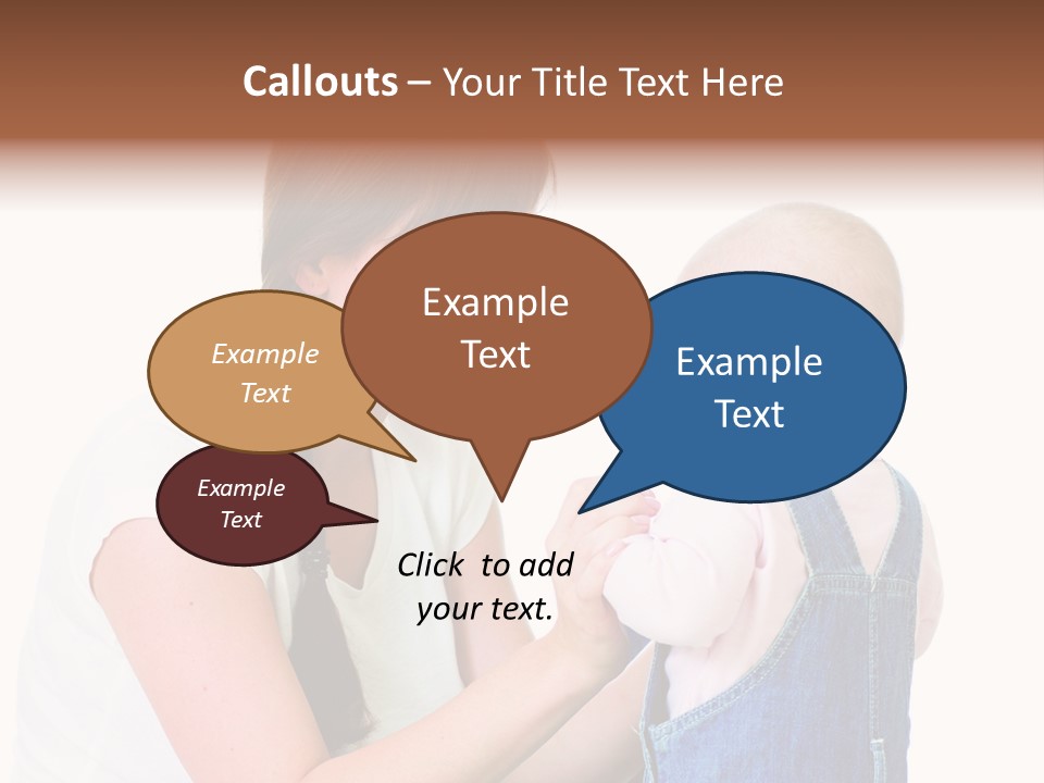 Looking Girl Holding PowerPoint Template