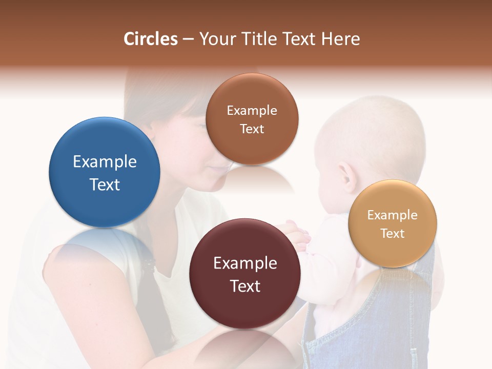 Looking Girl Holding PowerPoint Template