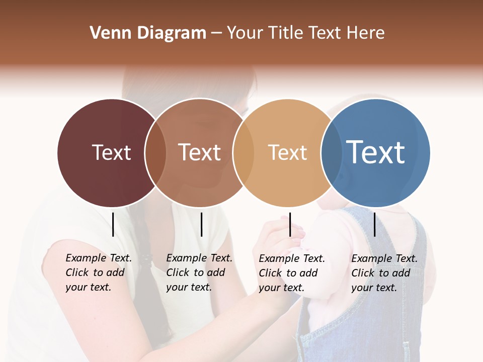 Looking Girl Holding PowerPoint Template