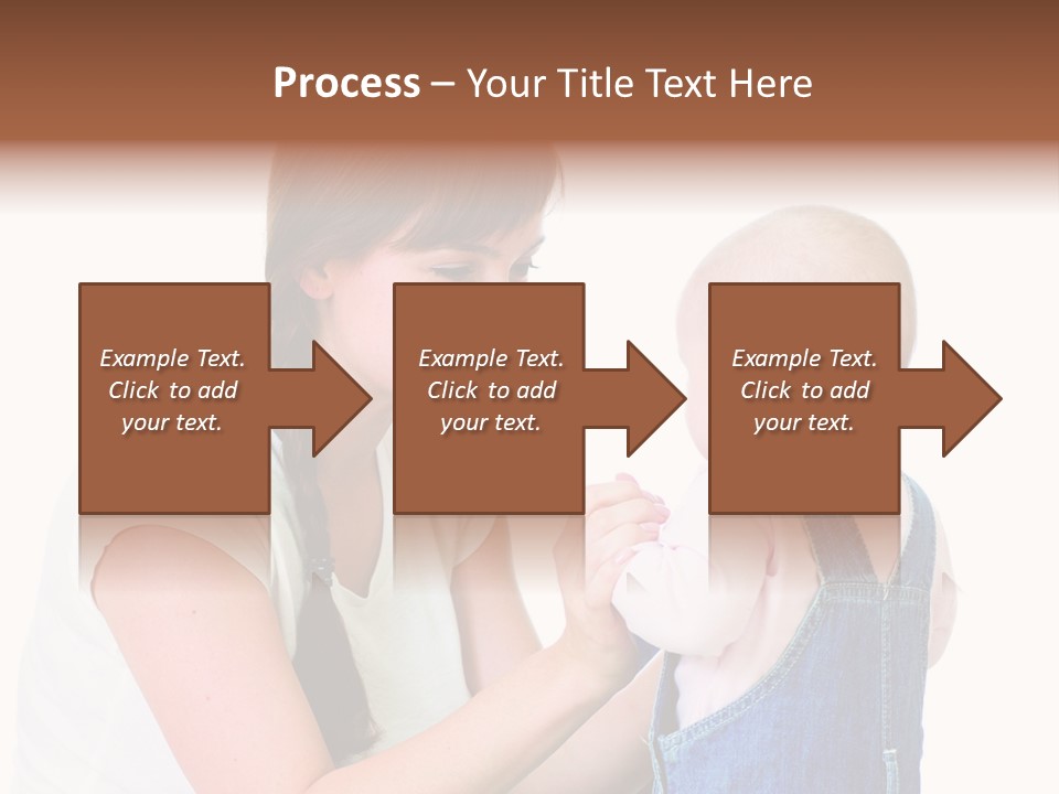 Looking Girl Holding PowerPoint Template