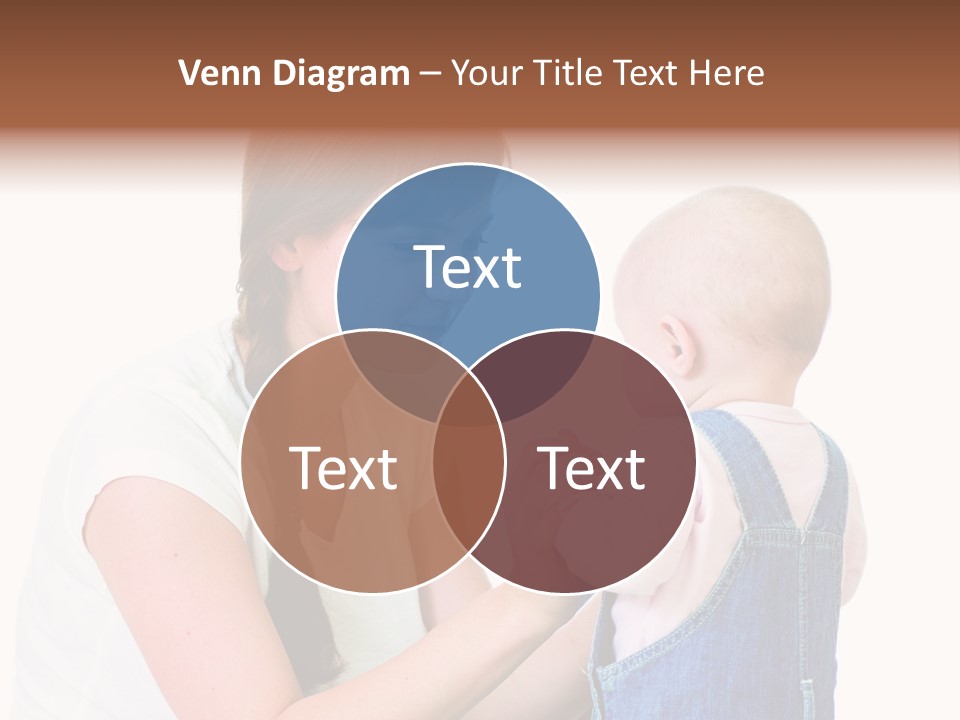 Looking Girl Holding PowerPoint Template