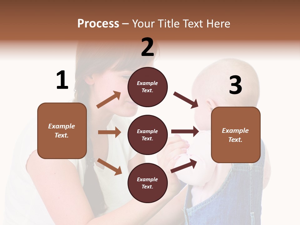 Looking Girl Holding PowerPoint Template