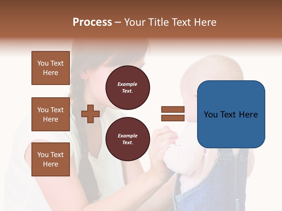 Looking Girl Holding PowerPoint Template