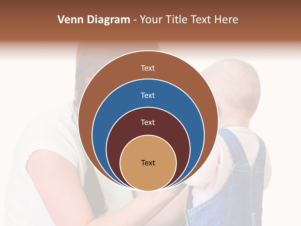 Looking Girl Holding PowerPoint Template