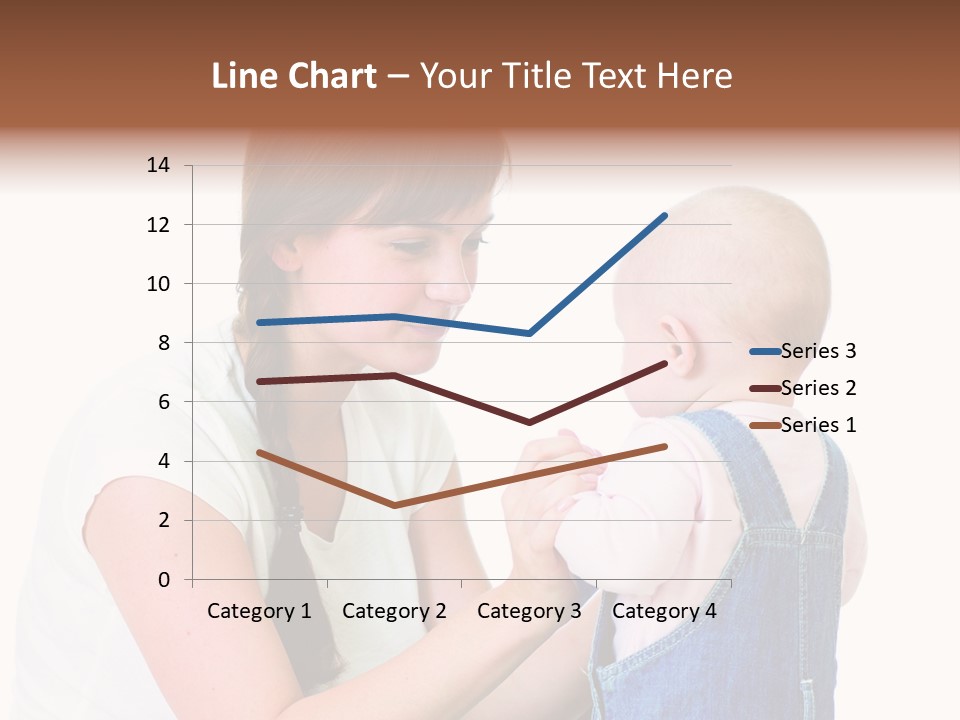 Looking Girl Holding PowerPoint Template