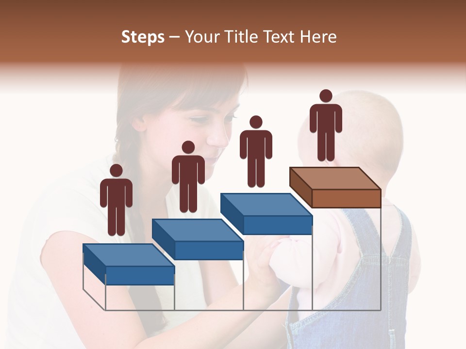 Looking Girl Holding PowerPoint Template