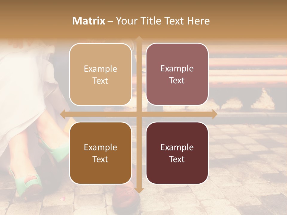 Shop Pantyhose Part Retro PowerPoint Template