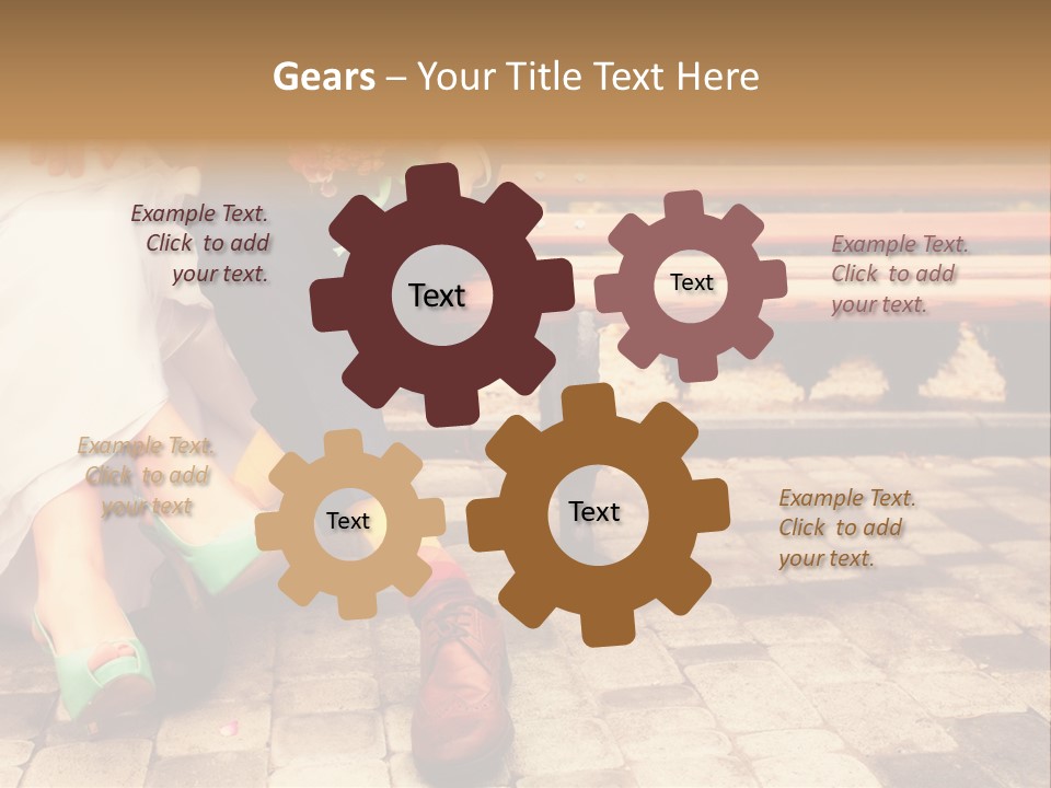 Shop Pantyhose Part Retro PowerPoint Template