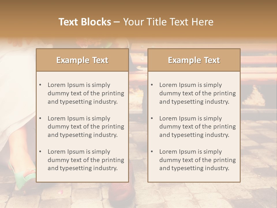 Shop Pantyhose Part Retro PowerPoint Template