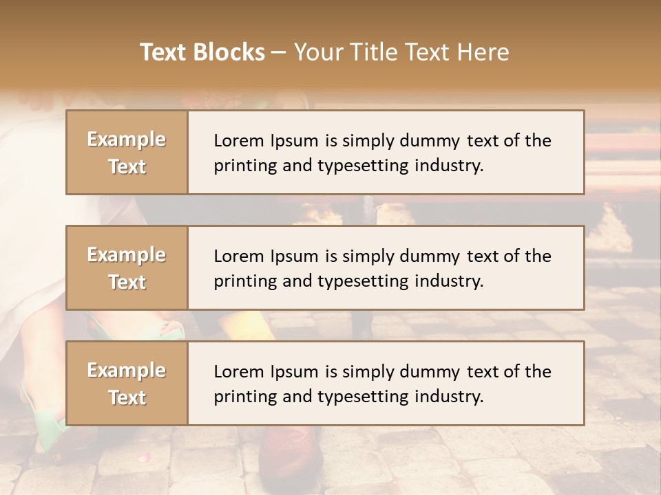 Shop Pantyhose Part Retro PowerPoint Template