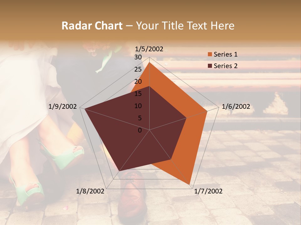 Shop Pantyhose Part Retro PowerPoint Template