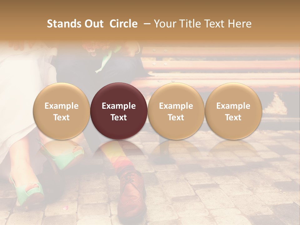 Shop Pantyhose Part Retro PowerPoint Template