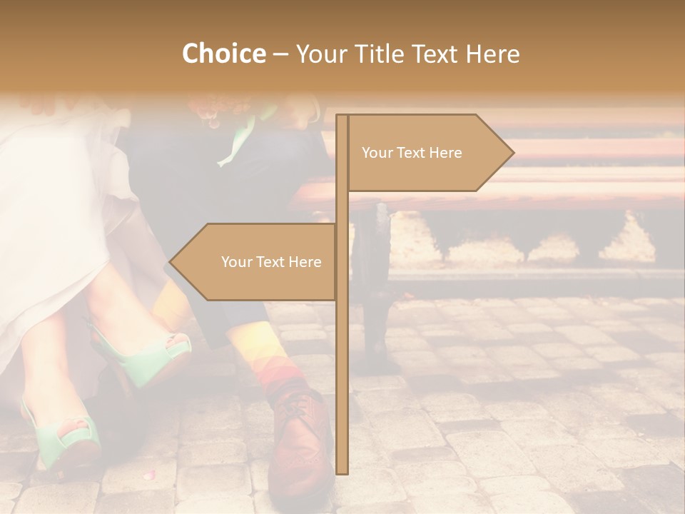 Shop Pantyhose Part Retro PowerPoint Template