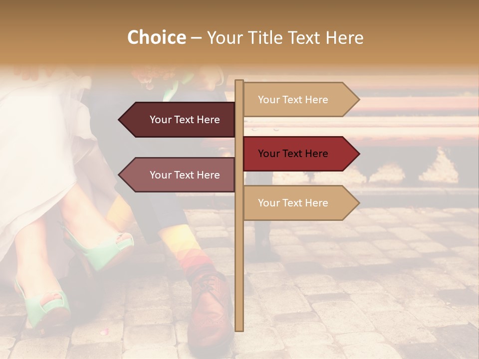 Shop Pantyhose Part Retro PowerPoint Template