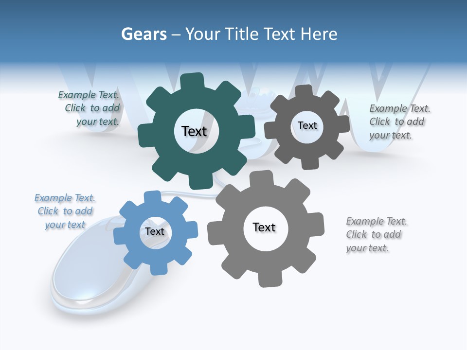 Worldwide Address Online PowerPoint Template