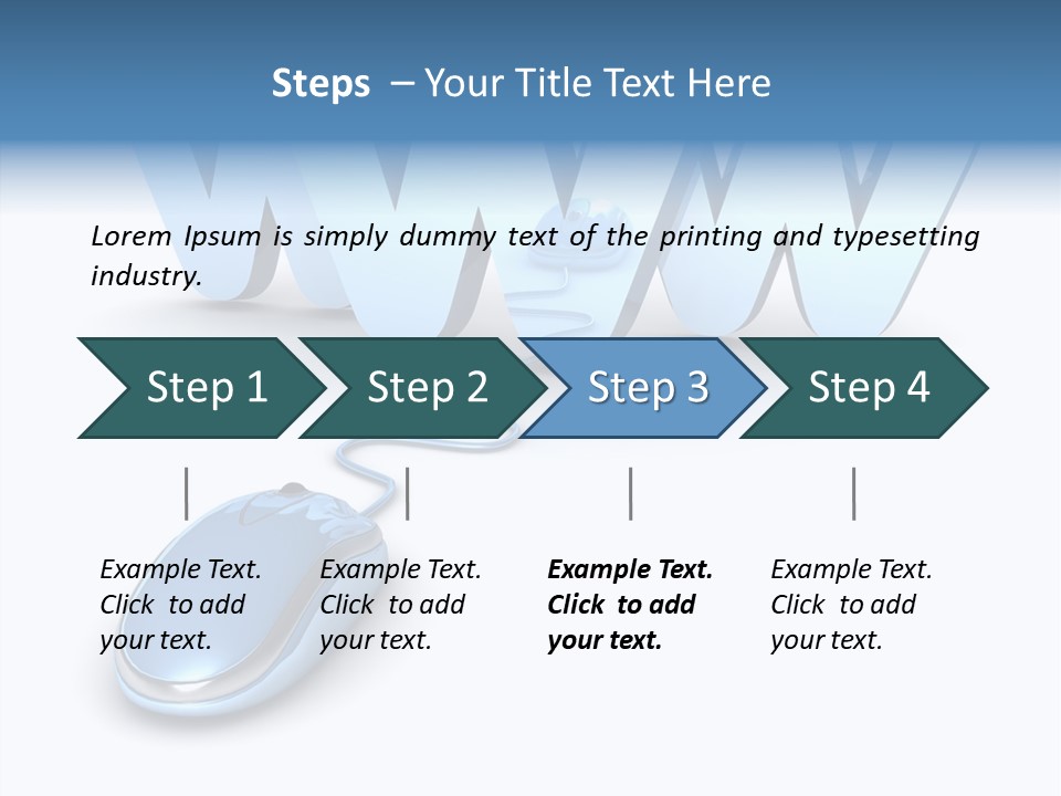 Worldwide Address Online PowerPoint Template