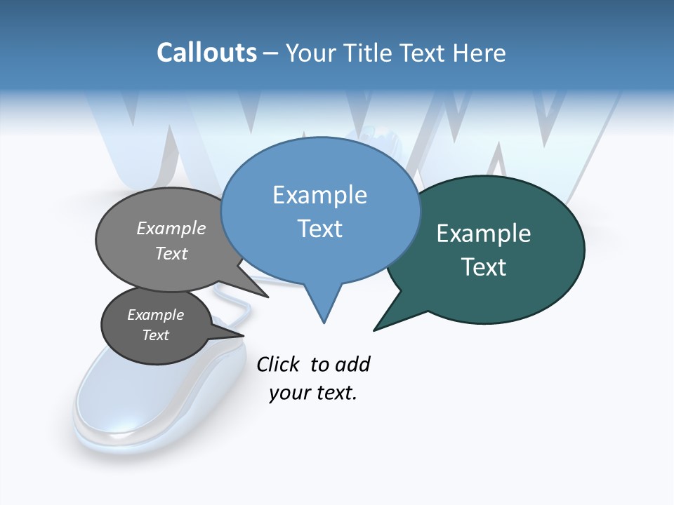 Worldwide Address Online PowerPoint Template