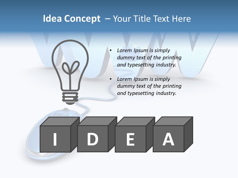 Worldwide Address Online PowerPoint Template