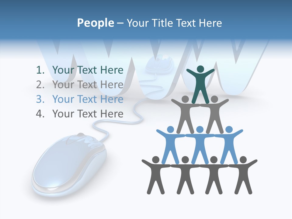 Worldwide Address Online PowerPoint Template