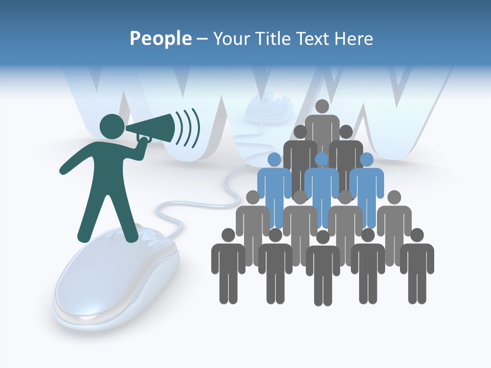 Worldwide Address Online PowerPoint Template