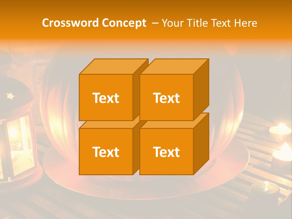 Horror Photography Lantern PowerPoint Template